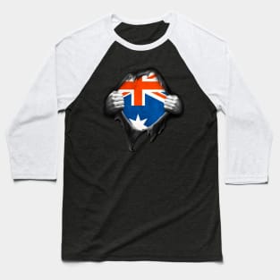 Australia Flag. Proud Australian Baseball T-Shirt